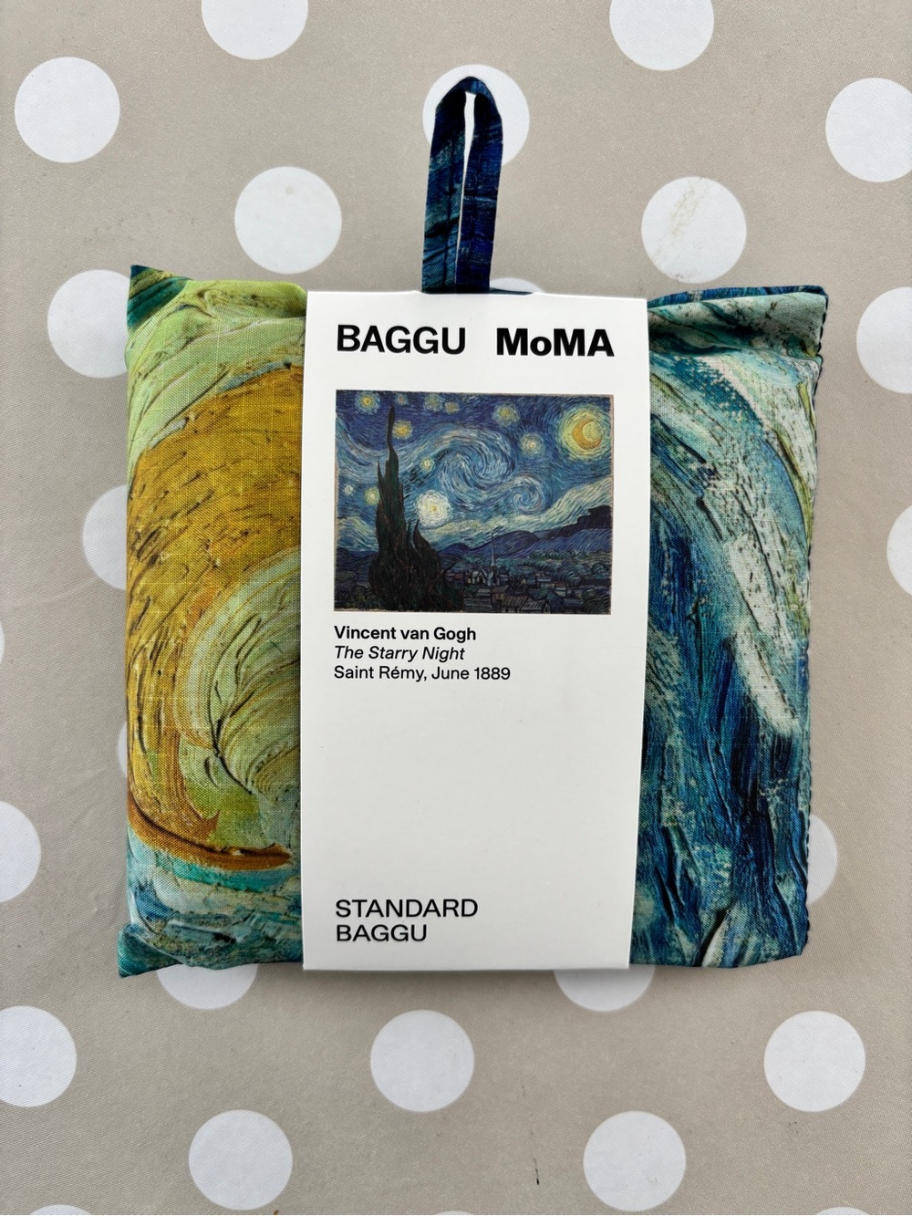 Baggu x Moma Van Gogh starry night standard baggu NWT
